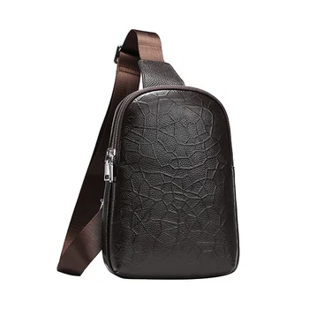 Stone Grain, 2 Zipper Compartments, 100% Natural Cowhide, Male Chest Bag, Men Genuine Leather Shoulder Cross body Bag , N057
Stone Grain, 2 Zipper Compartments, 100% Natural Cowhide, Male Chest Bag, Men Genuine Leather Shoulder Cross body Bag , N057