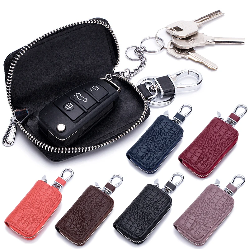 2019 Male Car Key Case Wallet Men Genuine Leather Unisex Small Purse Crocodile Pattern Zipper Holder Orangizer Housekeeper Cow
2019 Male Car Key Case Wallet Men Genuine Leather Unisex Small Purse Crocodile Pattern Zipper Holder Orangizer Housekeeper Cow