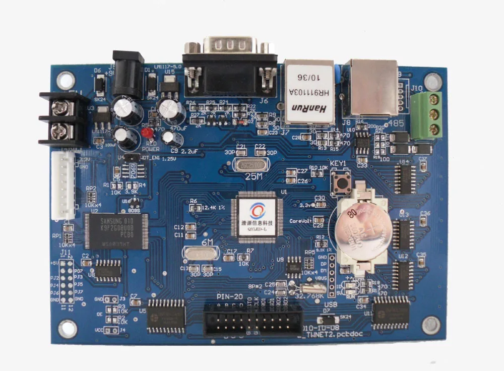 DHCP with font library partition support, dynamic domain name resolution secondary development network port LED control card
DHCP with font library partition support, dynamic domain name resolution secondary development network port LED control card