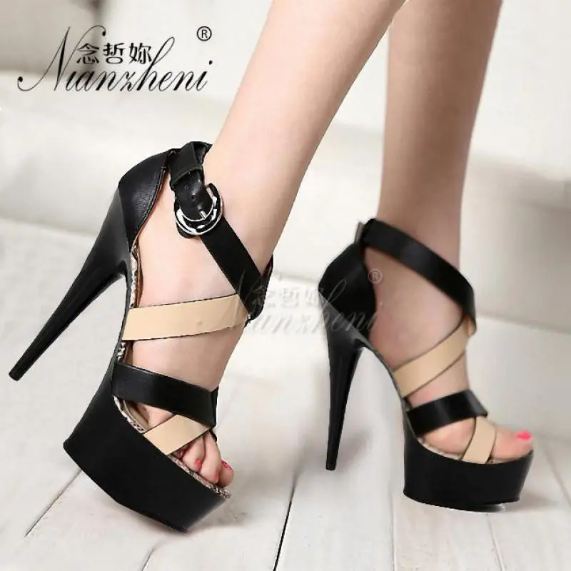 New Sexy fashion Color Block heels Platform Sexy shoes 6 inch Exotic Dancer shoes concise Hand Made Cos Player High Heel Shoes
New Sexy fashion Color Block heels Platform Sexy shoes 6 inch Exotic Dancer shoes concise Hand Made Cos Player High Heel Shoes