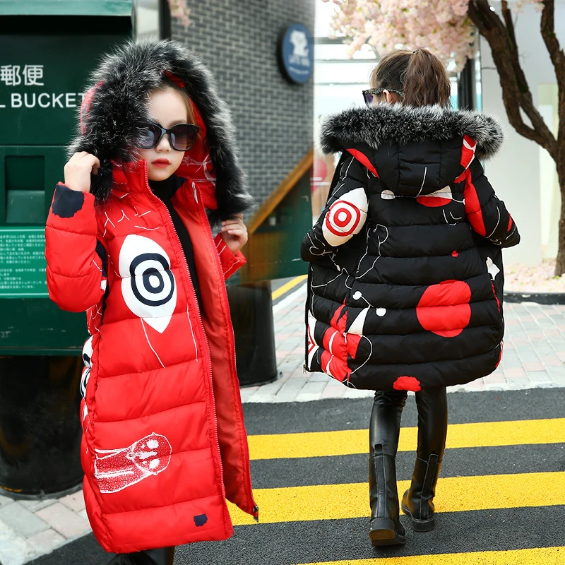 Girls Winter Clothing White Duck Down Jacket Thick Long Down Jacket Girl Teen Down Jacket Children Winter Cartoon Cotton Coat
Girls Winter Clothing White Duck Down Jacket Thick Long Down Jacket Girl Teen Down Jacket Children Winter Cartoon Cotton Coat