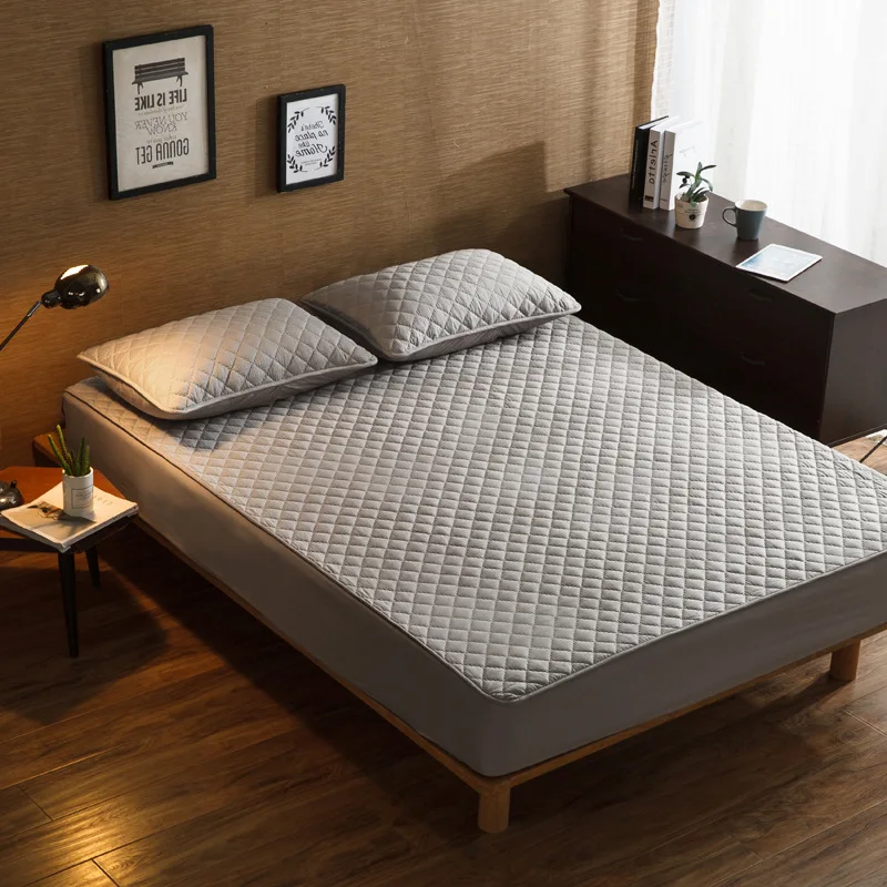 Solid cotton thick mattress cover Anti-Bacteria anti-slip mattress topper Air-Permeable Bed Pad Four Seasons Mattress Protector
Solid cotton thick mattress cover Anti-Bacteria anti-slip mattress topper Air-Permeable Bed Pad Four Seasons Mattress Protector