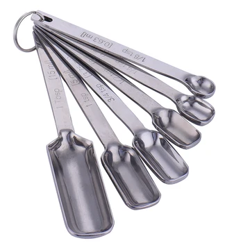 Kitchen Measuring Tools Spoon Set Stainless Steel Spice Baking Cooking Measuring Spoons Tea Coffee Measure Cup Dropshipping
Kitchen Measuring Tools Spoon Set Stainless Steel Spice Baking Cooking Measuring Spoons Tea Coffee Measure Cup Dropshipping