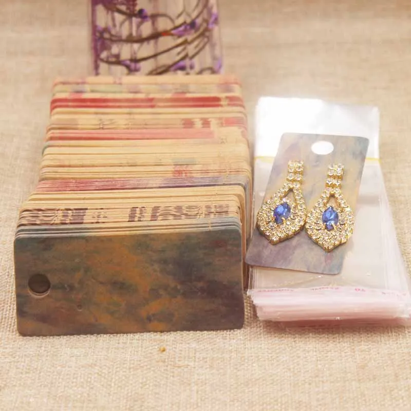 4*9cm Vintage kraft drop earring paper flower/Marbel/Dreamcather jewerly earring card Diy Thank you tag card 100+100oppbag
4*9cm Vintage kraft drop earring paper flower/Marbel/Dreamcather jewerly earring card Diy Thank you tag card 100+100oppbag