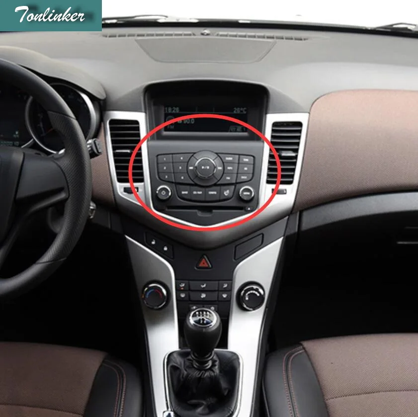 Tonlinker 1 PCS DIY NEW Stainless Steel dashboard control panel cover case decoration Stickers for Cheverlet Cruze 2009-15
Tonlinker 1 PCS DIY NEW Stainless Steel dashboard control panel cover case decoration Stickers for Cheverlet Cruze 2009-15