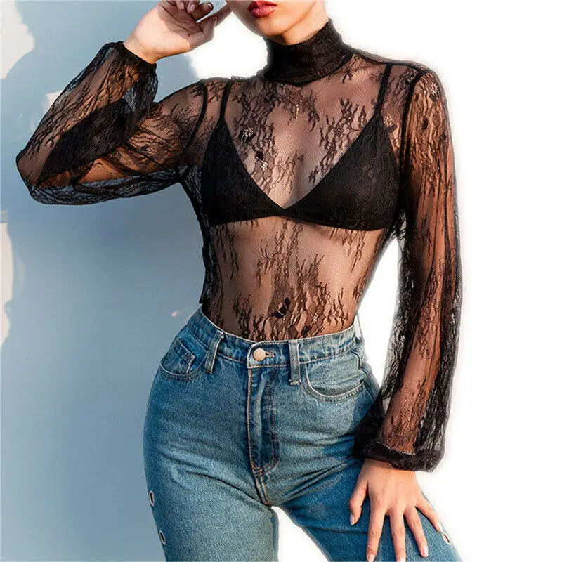 Sexy Women High-Neck Floral Hollow Backless Transparent Mesh Sheer Top Shirt Blouse Tops
Sexy Women High-Neck Floral Hollow Backless Transparent Mesh Sheer Top Shirt Blouse Tops