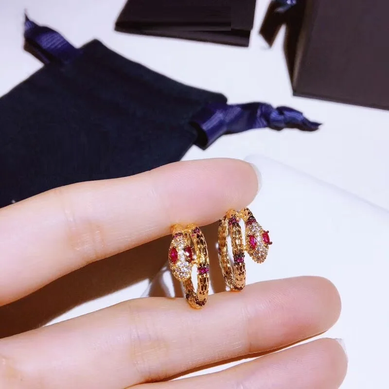 XF Hot Copper Zircon Red Eyes Snake Stud Earring 925 Silver Ear Pin Round Cuff Earring EGYPTIAN TRIBUTE
XF Hot Copper Zircon Red Eyes Snake Stud Earring 925 Silver Ear Pin Round Cuff Earring EGYPTIAN TRIBUTE