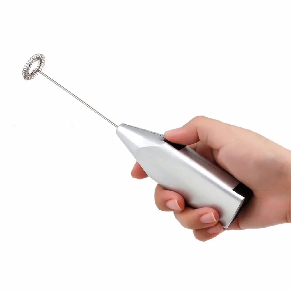 1pc ABS Stainless Steel Mini Egg Beater Electric Coffee Stirrer Drinks Milk Frother Foamer Mixer Juice Muddler Kitchen Bar Tools
1pc ABS Stainless Steel Mini Egg Beater Electric Coffee Stirrer Drinks Milk Frother Foamer Mixer Juice Muddler Kitchen Bar Tools