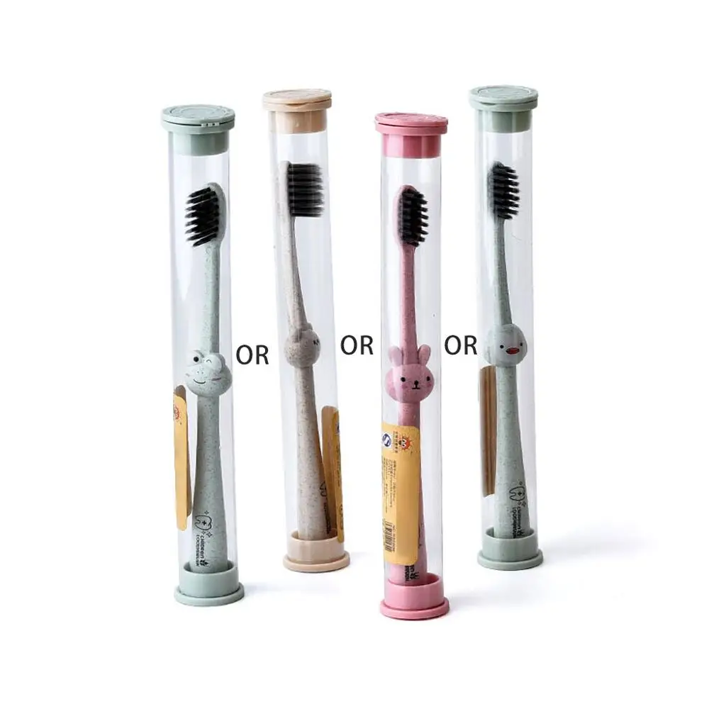 Children Baby Toothbrush Cartoon Handle Oral Bamboo Charcoal Brush Care Natural Wheat Straw Degradable
Children Baby Toothbrush Cartoon Handle Oral Bamboo Charcoal Brush Care Natural Wheat Straw Degradable