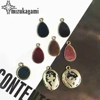Alloy Water drops Leather Round Coin Charms 10pcs/lot For DIY Fashion Earrings Jewelry Making Accessories
Alloy Water drops Leather Round Coin Charms 10pcs/lot For DIY Fashion Earrings Jewelry Making Accessories
