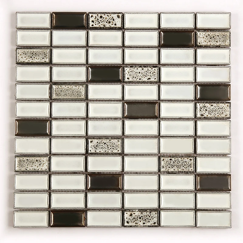Kepinfy Rectangle ceramic mosaic tiles use for bathroom ,kitchen,living room ,balcony ,wall background decoration
Kepinfy Rectangle ceramic mosaic tiles use for bathroom ,kitchen,living room ,balcony ,wall background decoration