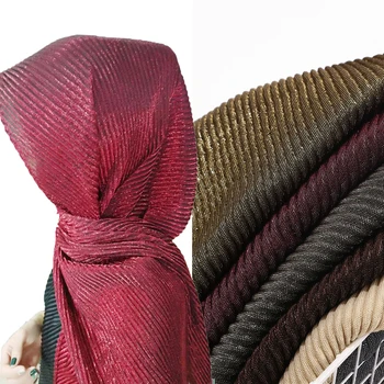 20PC/LOT Women Wrinkle Crinkle Bubble Shinny Scarf Muslim Hijab Scarf Turban Head Wrap Solid Color Pleated Scarves
20PC/LOT Women Wrinkle Crinkle Bubble Shinny Scarf Muslim Hijab Scarf Turban Head Wrap Solid Color Pleated Scarves