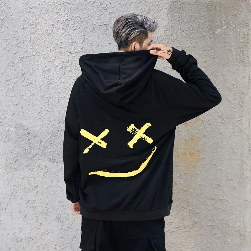 Drop Ship Happy Smile Hoodie Sweatshirts Men Women Hooded Hip Hop Off Streetwear White Dropped Shoulders Ribbed Trims Hoodies
Drop Ship Happy Smile Hoodie Sweatshirts Men Women Hooded Hip Hop Off Streetwear White Dropped Shoulders Ribbed Trims Hoodies