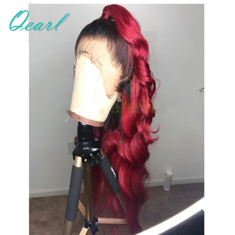 Free Style #1B/99J #1b/27 Ombre Color 13*6 Lace Frontal Body Wave Hair Wigs Pre Plucked Human Hair Wigs With Baby Hair Qearl
Free Style #1B/99J #1b/27 Ombre Color 13*6 Lace Frontal Body Wave Hair Wigs Pre Plucked Human Hair Wigs With Baby Hair Qearl