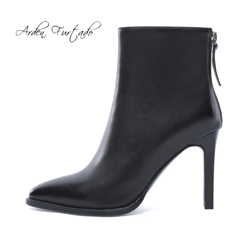 Arden Furtado 2019 spring autumn stilettos pointed toe genuine leather high heels ankle boots back zipper matin booties 40 41
Arden Furtado 2019 spring autumn stilettos pointed toe genuine leather high heels ankle boots back zipper matin booties 40 41