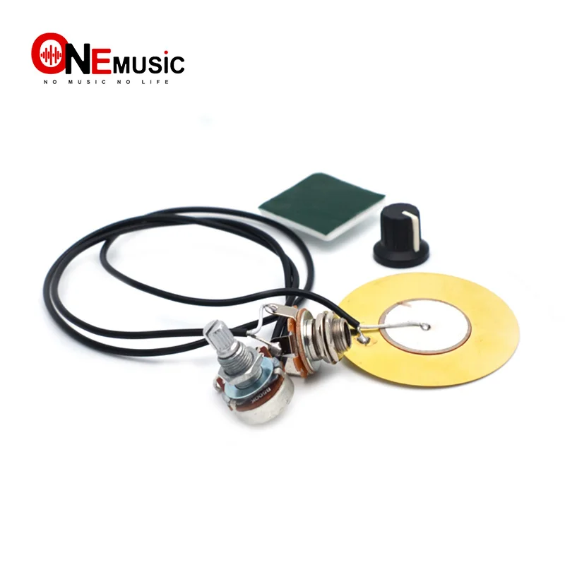 50MM Guitar Pickup Piezo Transducer Prewired Amplifier With 6.35MM Output Jack for Acoustic Guitar Ukulele Cigar Box Guitar
50MM Guitar Pickup Piezo Transducer Prewired Amplifier With 6.35MM Output Jack for Acoustic Guitar Ukulele Cigar Box Guitar