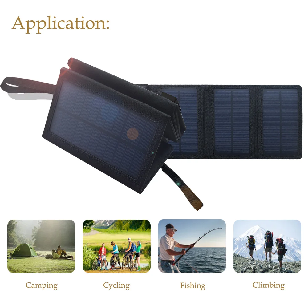 Solarparts 1x5.5V/12W Foldable solar Charger System outdoor camping tourism Mountaineering phone camera battertycharging cell .
Solarparts 1x5.5V/12W Foldable solar Charger System outdoor camping tourism Mountaineering phone camera battertycharging cell .