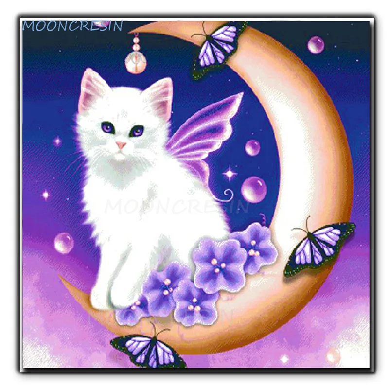 MOONCRESIN Diy Diamond Painting Cross Stitch Cat Sit The Moon Diamond Embroidery Full Square Diamond Mosaic Decoration Butterfly
MOONCRESIN Diy Diamond Painting Cross Stitch Cat Sit The Moon Diamond Embroidery Full Square Diamond Mosaic Decoration Butterfly