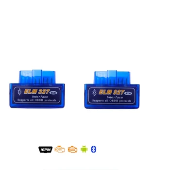 2Pcs Bluetooth ELM327 v2.1 Android Car Scanner Automotive OBD 2 Auto Diagnostic Tool Works ON Android Torque/PC v 2.1 BT adapter
2Pcs Bluetooth ELM327 v2.1 Android Car Scanner Automotive OBD 2 Auto Diagnostic Tool Works ON Android Torque/PC v 2.1 BT adapter