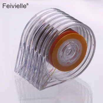 New 6 Pcs/set Nail Art Striping Tape Line Case Colorful Decoration Stickers Roller Box Clear Holder Easy Use Design Empty Boxs
New 6 Pcs/set Nail Art Striping Tape Line Case Colorful Decoration Stickers Roller Box Clear Holder Easy Use Design Empty Boxs