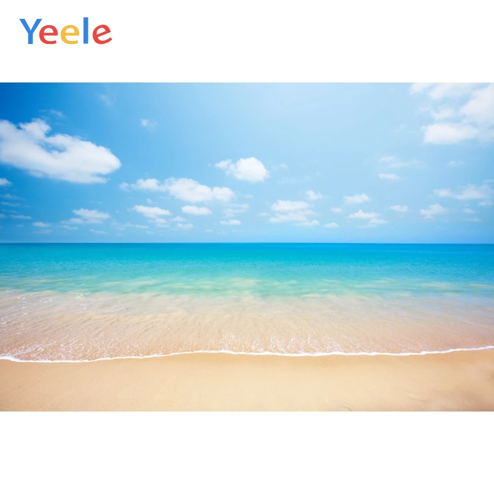 Yeele Blue Sky Summer Tropical Scene Beach White Clouds Scenic Photographic Backdrops for Photo Studio
Yeele Blue Sky Summer Tropical Scene Beach White Clouds Scenic Photographic Backdrops for Photo Studio