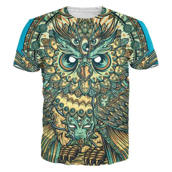 CJLM Vibrant Colors Textures God Owl Of Dreams 3D Printed T-Shirts Men's Clothing Summer Style Casual Oversized Shirt Dropship
CJLM Vibrant Colors Textures God Owl Of Dreams 3D Printed T-Shirts Men's Clothing Summer Style Casual Oversized Shirt Dropship