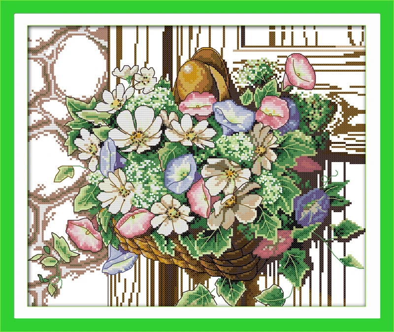 The blooming flower basket , counted printed on fabric DMC 14CT 11CT Cross Stitch kits,embroidery needlework Sets, Home Decor
The blooming flower basket , counted printed on fabric DMC 14CT 11CT Cross Stitch kits,embroidery needlework Sets, Home Decor