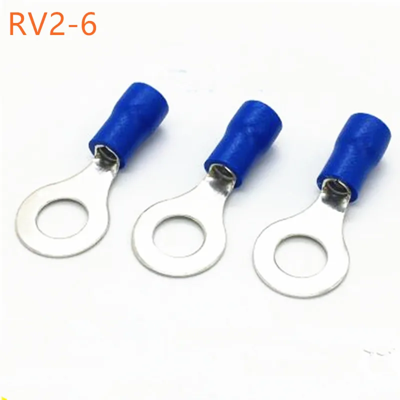 100pcs RV2-6 Blue Ring insulated terminal Cable Wire Connector suit 1.5-2.5mm Electrical Crimp Terminal RV2.5-6 RV
100pcs RV2-6 Blue Ring insulated terminal Cable Wire Connector suit 1.5-2.5mm Electrical Crimp Terminal RV2.5-6 RV