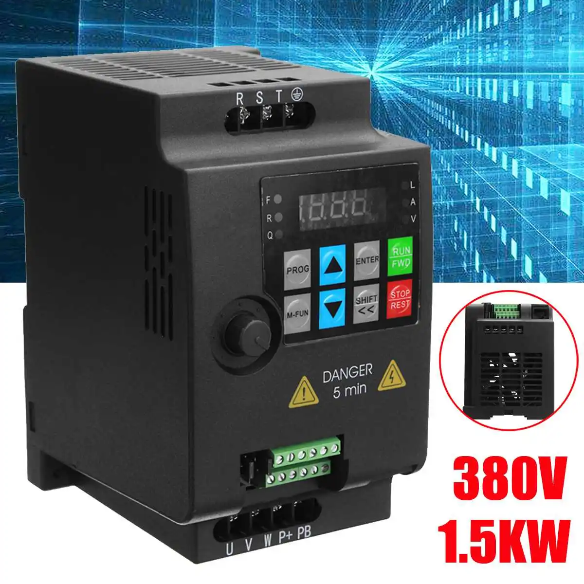 380V 1.5KW 3PH Variable Frequency Inverter Drive Speed Controller Filter Inverter for Motor Speed Control Converter
380V 1.5KW 3PH Variable Frequency Inverter Drive Speed Controller Filter Inverter for Motor Speed Control Converter