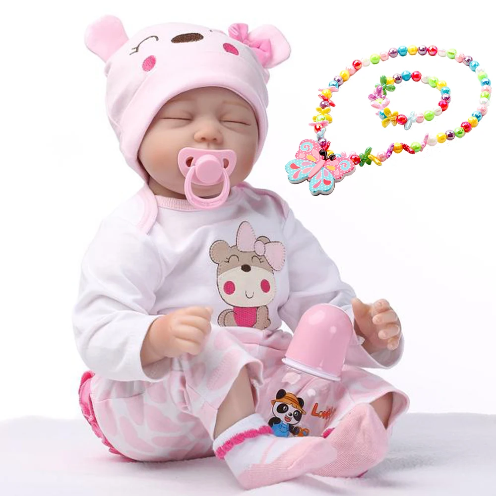 22" lifelike reborn baby doll silicone reborn babies alive dolls children play house toys gift bebes reborn bonecas
22" lifelike reborn baby doll silicone reborn babies alive dolls children play house toys gift bebes reborn bonecas