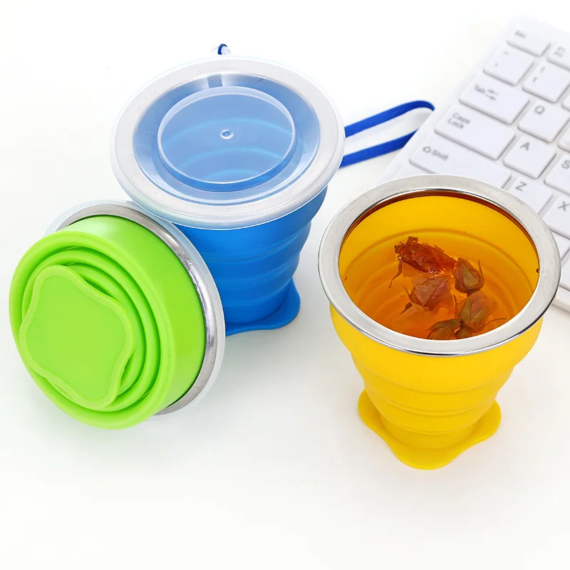 Collapsible Cups New Fashion Travel Silicone Retractable Folding Cup Outdoor Telescopic
Collapsible Cups New Fashion Travel Silicone Retractable Folding Cup Outdoor Telescopic