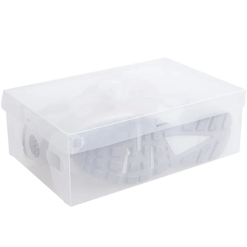 1pc Plastic Transparent Shoes Box Household Storage Box Simple Foldable Dustproof Flip Moisture-proof Shoes Storage Box
1pc Plastic Transparent Shoes Box Household Storage Box Simple Foldable Dustproof Flip Moisture-proof Shoes Storage Box