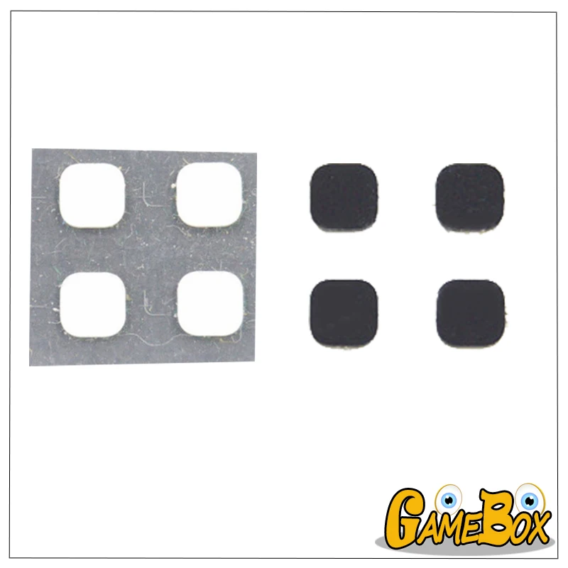 Набор накладок на винты для Nintendo 3DS LL/XL резиновые прокладки XL LL 1 комплект/4