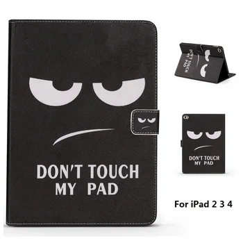Do Not Touch My Pad Pattern PU and PC Material Support Protective Cover Case for iPad 2 3 4
Do Not Touch My Pad Pattern PU and PC Material Support Protective Cover Case for iPad 2 3 4