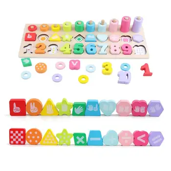Toddler Preschool Kids Large Size Wooden Math Math Blocks Sorting Puzzles Set Learning Toy Children Early Education Toys
Toddler Preschool Kids Large Size Wooden Math Math Blocks Sorting Puzzles Set Learning Toy Children Early Education Toys