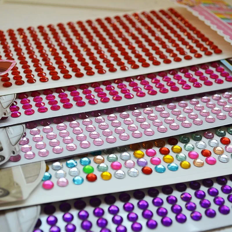 6mm 260pcs/sheet Diamond Sorts of colors Diamond stickers Decorate the album card making stationery
6mm 260pcs/sheet Diamond Sorts of colors Diamond stickers Decorate the album card making stationery