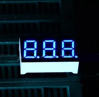 7 segment common ANODE 3 Bit digital Tube 0.36" 0.36in. Blue LED Display 7 segmentos LED Digital tube
7 segment common ANODE 3 Bit digital Tube 0.36" 0.36in. Blue LED Display 7 segmentos LED Digital tube