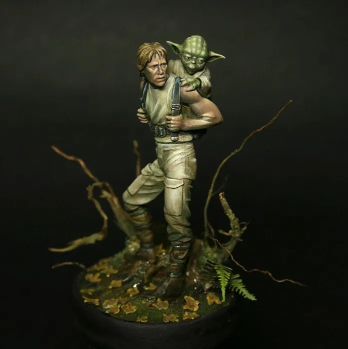 Classic 1/24 Scale Star Wars Luke Skywalker And Yoda Miniatures 75MM Unpainted Resin Model Kit Figures Free Shipping
Classic 1/24 Scale Star Wars Luke Skywalker And Yoda Miniatures 75MM Unpainted Resin Model Kit Figures Free Shipping
