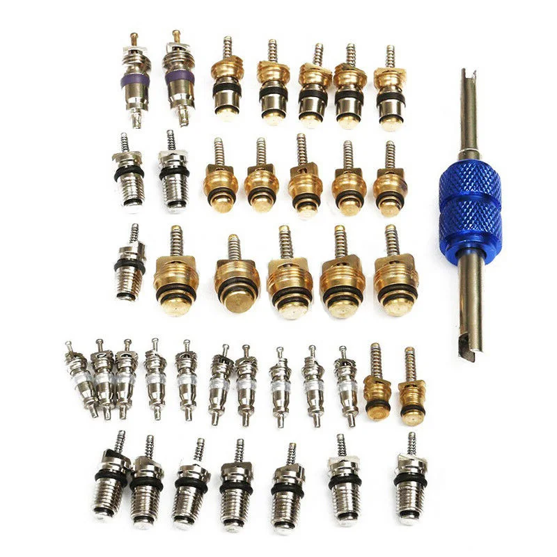 Kit Valve Cores Auto Oil resistant R12 R134A AC Schrader With Remover Air Conditioning Water tightness
Kit Valve Cores Auto Oil resistant R12 R134A AC Schrader With Remover Air Conditioning Water tightness