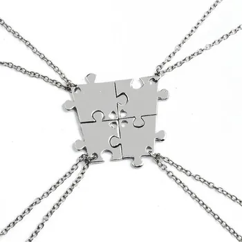 New Arrival Euro-Amreican Popular Jewelry Best Friend Necklace Fashion Silver Plated Pendants For Gifts 4piece/set 12sets/lot
New Arrival Euro-Amreican Popular Jewelry Best Friend Necklace Fashion Silver Plated Pendants For Gifts 4piece/set 12sets/lot