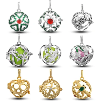 EUDORA 1pcs Mexico Chime Music Ball Caller cages Necklace Fashion cage Necklace for Aromatherapy Essential Oil Pregnant Women
EUDORA 1pcs Mexico Chime Music Ball Caller cages Necklace Fashion cage Necklace for Aromatherapy Essential Oil Pregnant Women