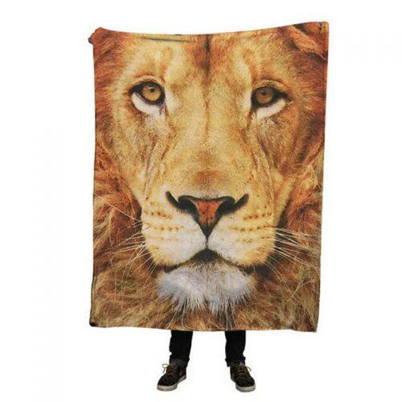 EHOMEBUY New 3D Blanket Lion 3D Animal Print Kids Adults Spring Autumn Flannel Cover Home Decoration Portable 3 Sizes
EHOMEBUY New 3D Blanket Lion 3D Animal Print Kids Adults Spring Autumn Flannel Cover Home Decoration Portable 3 Sizes
