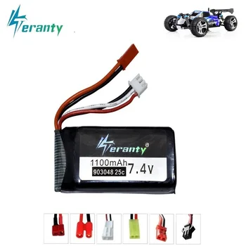 7.4V LiPo Battery For Wltoys V353 A949 A959 A969 A979 k929 7.4v 1100mah 903048 Drone Battery For Remote Control Cars Helicopters
7.4V LiPo Battery For Wltoys V353 A949 A959 A969 A979 k929 7.4v 1100mah 903048 Drone Battery For Remote Control Cars Helicopters
