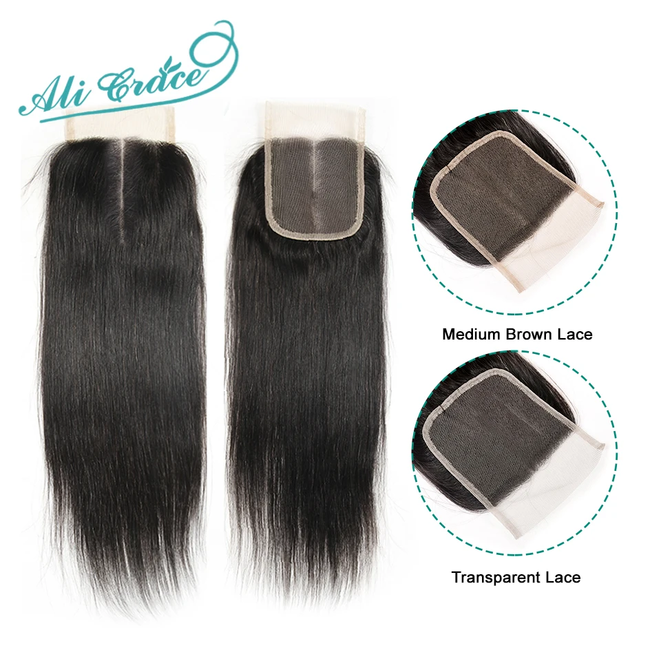 Ali Grace Brazilian Straight Closure Transparent Medium Brown Swiss Lace Closure 100% Hand Tied 4*4 Human Hair Closure 
Ali Grace Brazilian Straight Closure Transparent Medium Brown Swiss Lace Closure 100% Hand Tied 4*4 Human Hair Closure