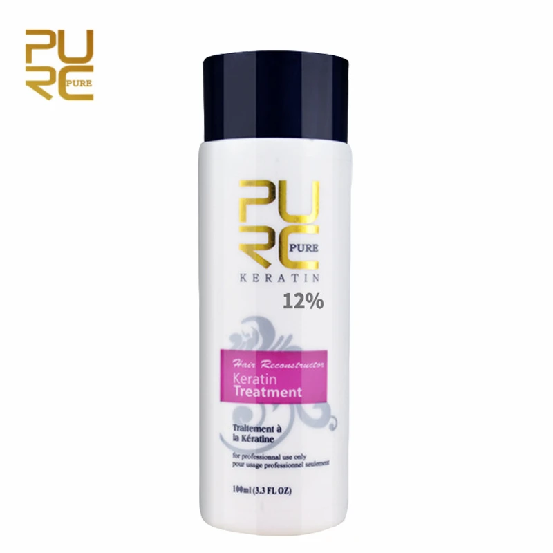 PURC Brazilian 12% Formalin Keratin Hair Treatment For Hair Straightening Treatments Repair Damaged Make Hair Smooth Shiny 100ml
PURC Brazilian 12% Formalin Keratin Hair Treatment For Hair Straightening Treatments Repair Damaged Make Hair Smooth Shiny 100ml