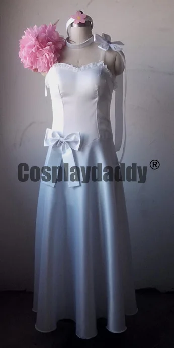 Fairy Tail The Phoenix Priestess Erza Scarlet Wedding Dress Cosplay Costume F006
Fairy Tail The Phoenix Priestess Erza Scarlet Wedding Dress Cosplay Costume F006