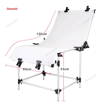 Photographic equipment Studio Still life table 60x130cm photographic lamp photo shooting table Send background paper CD50T03
Photographic equipment Studio Still life table 60x130cm photographic lamp photo shooting table Send background paper CD50T03
