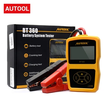 Original Autool BT360 Auto Battery Tester 12V Automotive Battery Analyzer 2000CCA 220AH Multi-Language BAD Cell Test Car Tools
Original Autool BT360 Auto Battery Tester 12V Automotive Battery Analyzer 2000CCA 220AH Multi-Language BAD Cell Test Car Tools