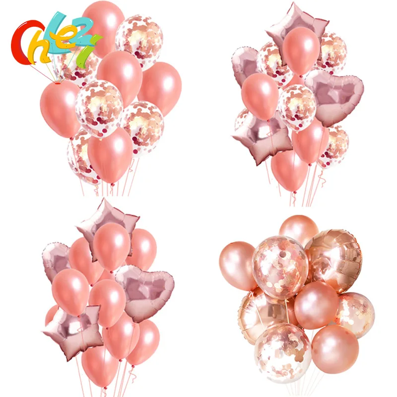14pcs/lot Clear Balloons Rose Gold Star Heart Foil Confetti Transparent Balloon Birthday Baby Shower Wedding Party Decorations
14pcs/lot Clear Balloons Rose Gold Star Heart Foil Confetti Transparent Balloon Birthday Baby Shower Wedding Party Decorations