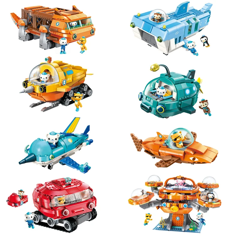 Hot British Cartoon Octonaut building block Barnacles Kwazii Dashi Professor Inkling figures octo-pod GUP submarine bricks toys
Hot British Cartoon Octonaut building block Barnacles Kwazii Dashi Professor Inkling figures octo-pod GUP submarine bricks toys